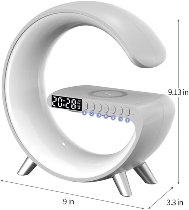 Smart Bedside Lamp with Wireless Charger