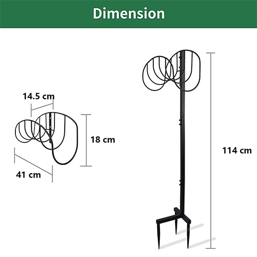 Manger Style Metal Garden Hose Stand Total Height Of 114 Cm