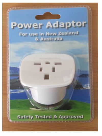 International Mains Travel Adapter - NZ Certified