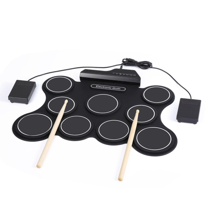 Electronic Drum Kit Musical Roll-up Drum Set for Kids