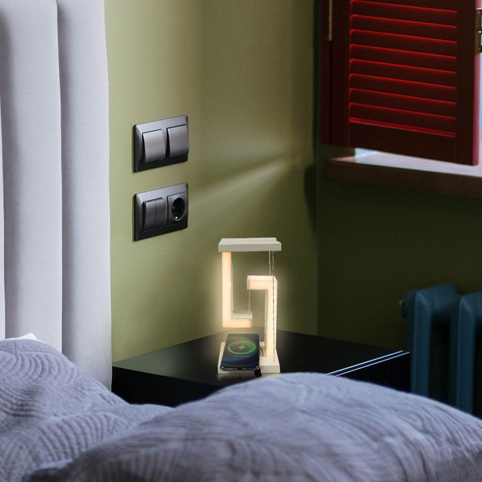 Wireless Charging Levitating LED Table Lamp