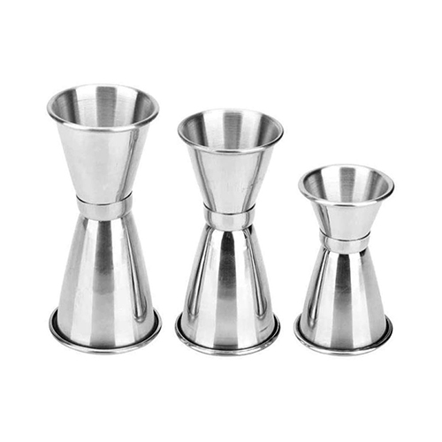 Stainless Steel Cocktail Making Jiggers Set Of 3