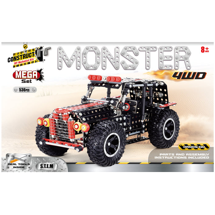 Construct-It Monster 4WD DIY Set