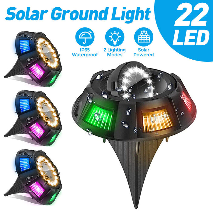 LED Solar Garden Lawn Lights - 4 Pack