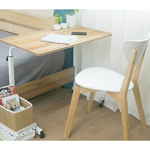 Multifunction Portable Desk on Wheels - White