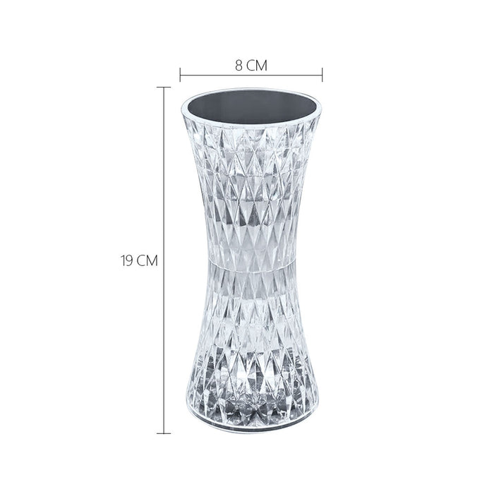 3D Crystal Touch Lamp for Home Decoration - USB Rechargeable