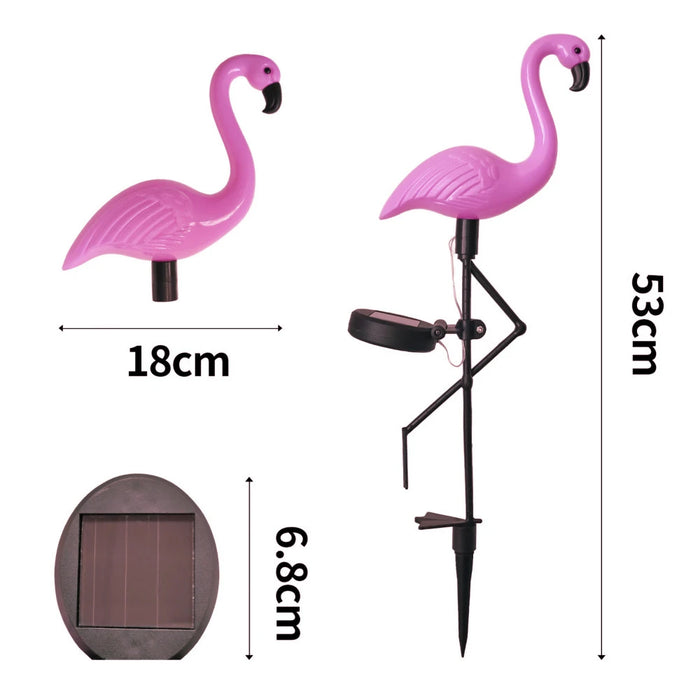 Flamingo Garden LED Stake Solar Powered Decorative Light