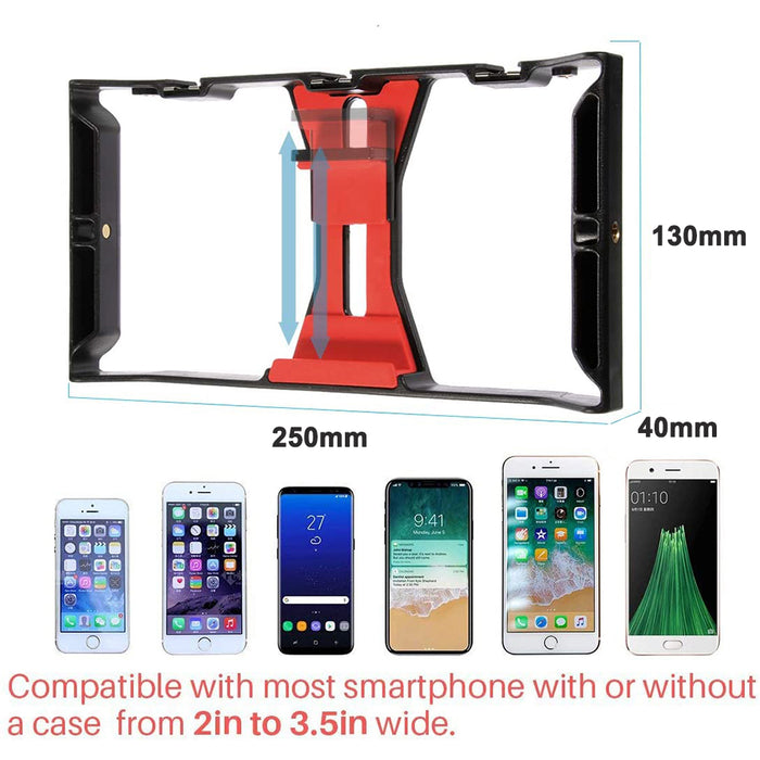 Professional Smartphone Photography Cage Rig Video Stabilizer Grip