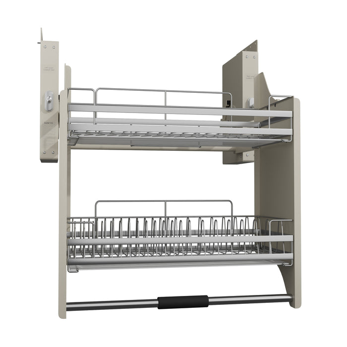 2 Tier Pull-Out Cabinet Organiser Drop Down