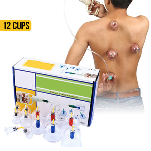 Therapy Suction Acupuncture With 12 Different Size Cups