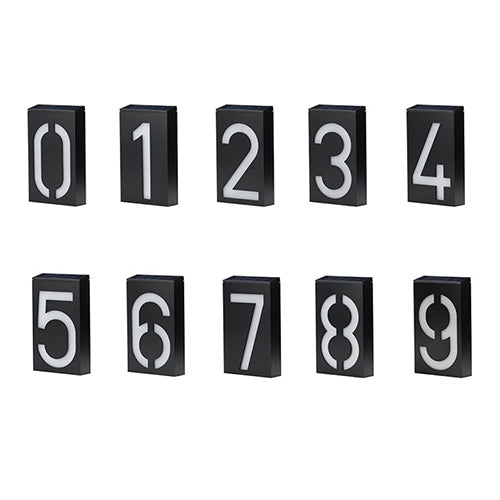 Led Outdoor Solar House Number Light Sign 2