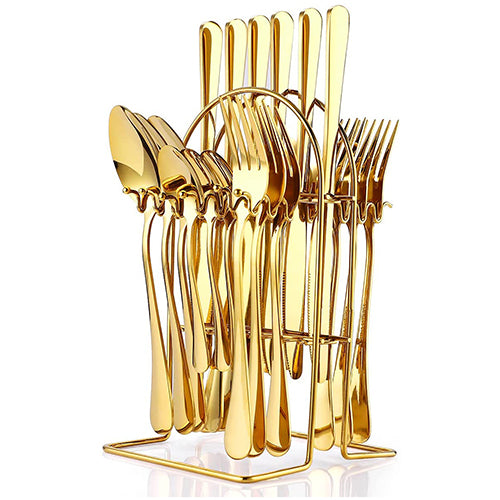 24 Piece Cutlery Set With Stand