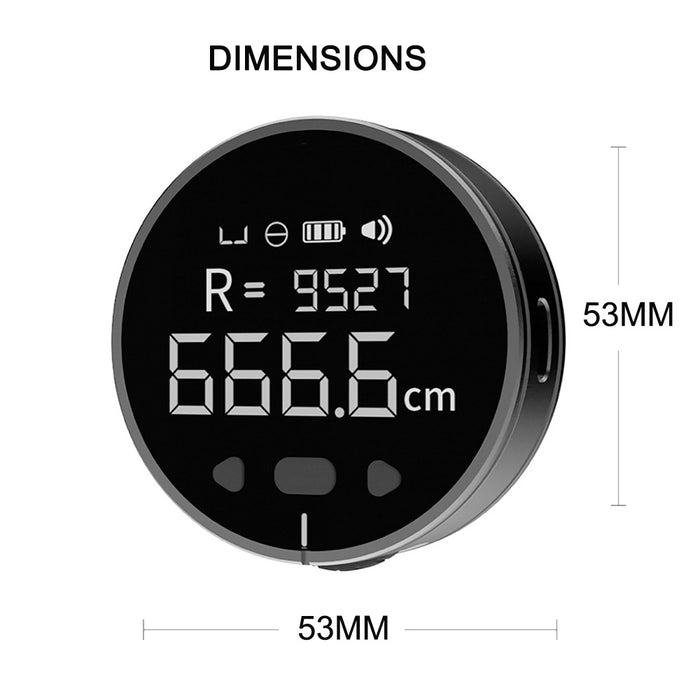 Multi-Surface Electronic Ruler with Digital Display- USB Charging