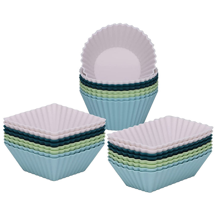 Reusable Silicone Cupcake Liners - 24 Pack
