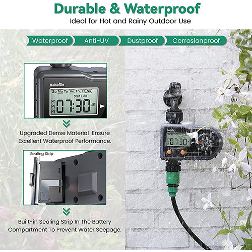 Programmable Automatic Irrigation System With Lcd Display