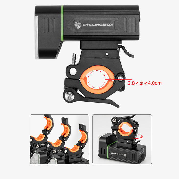 USB Rechargeable Bright Bicycle Front LED Headlight