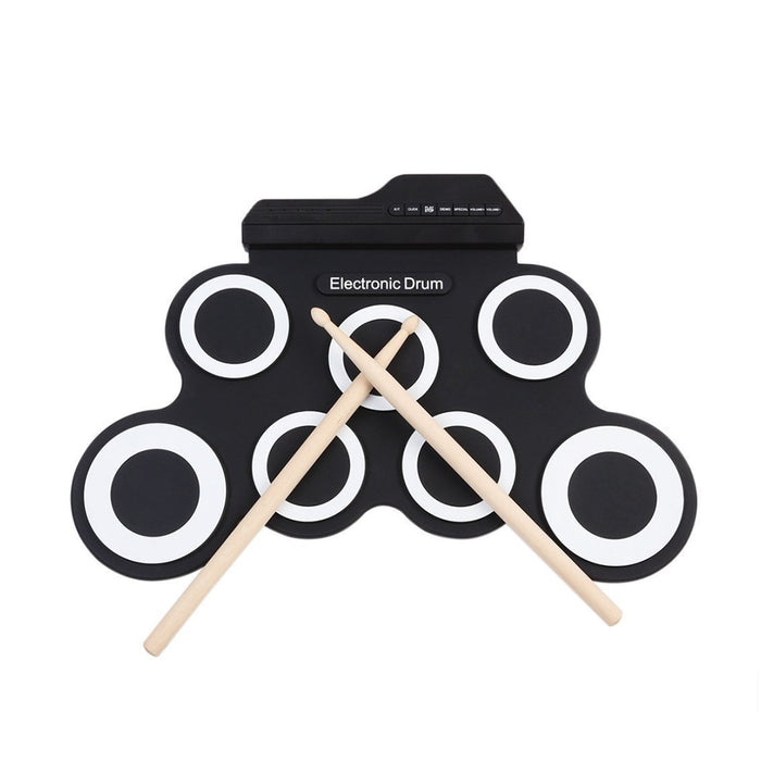 Electronic Drum Kit Musical Roll-up Drum Set for Kids