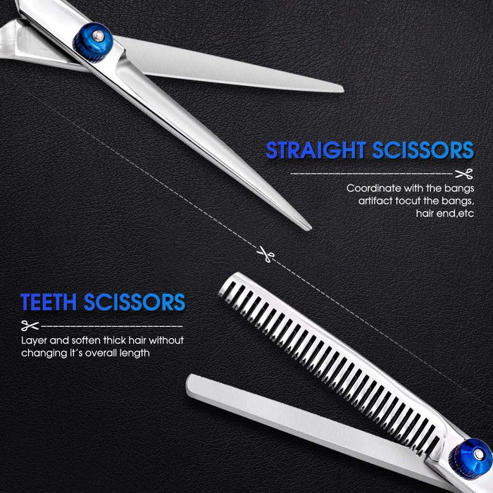 Stainless Steel Hair Cutting Scissors Set