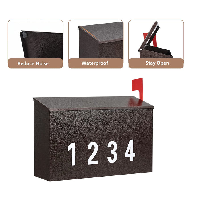 Mailbox with Flag Kit & Number Stickers