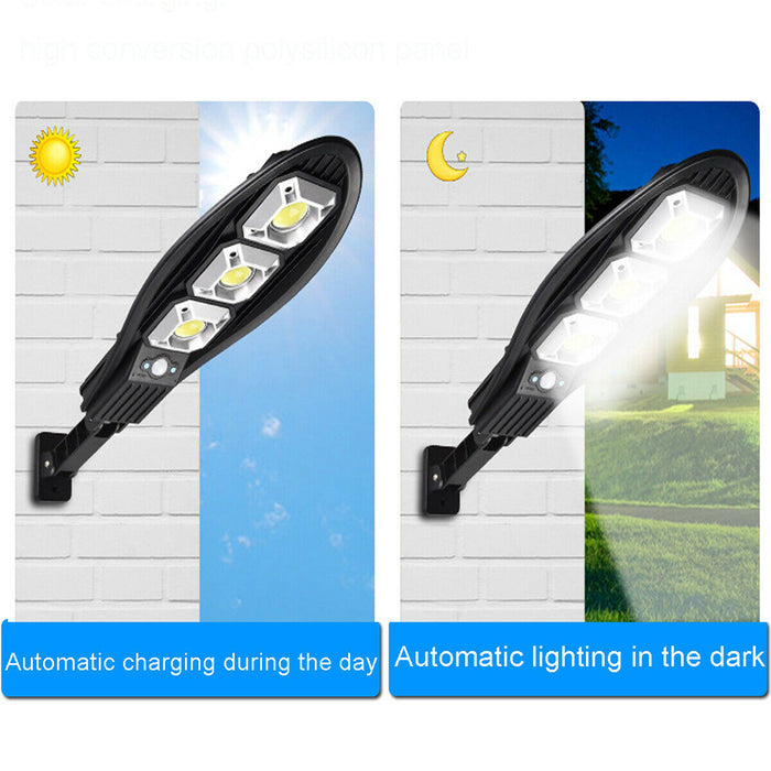 Remote Controlled Human Induction Outdoor Solar Garden Light