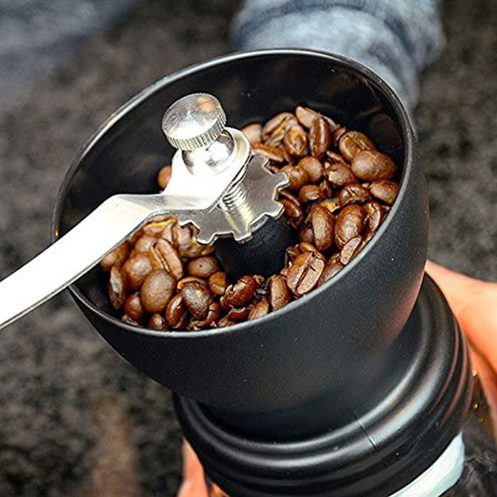 Portable Manual Coffee Grinder with Ceramic Burrs Hand Coffee Grinder