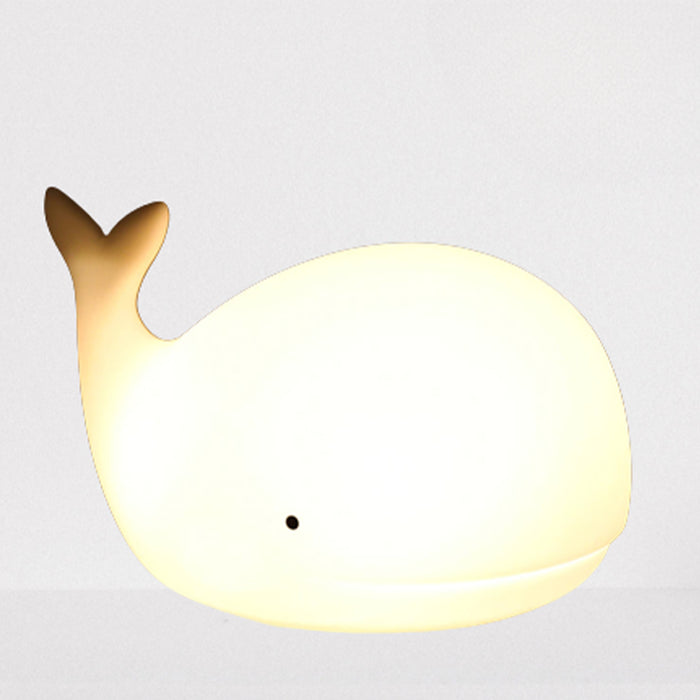 Cute Whale Night Light for Kids with 7 LED Colors Changing - USB Rechargeable