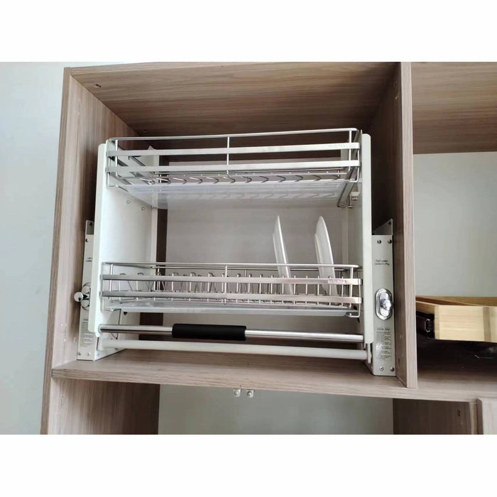 2 Tier Pull-Out Cabinet Organiser Drop Down