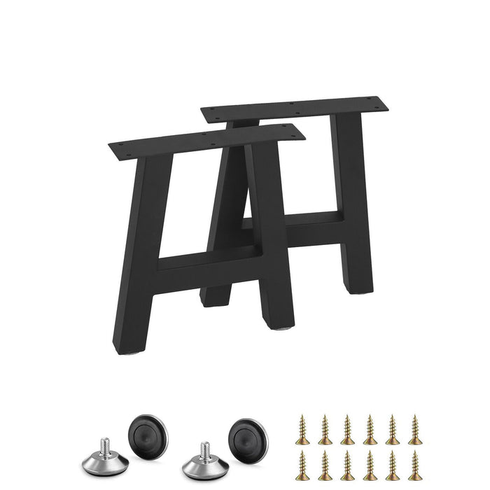 Set Of 2 Steel A Shape Table Desk Bench Legs 72cm