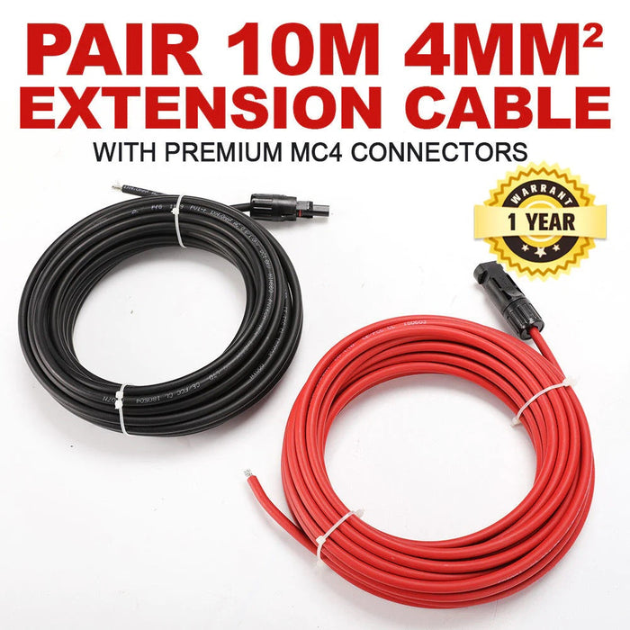 10m Solar Panel Extension Cable