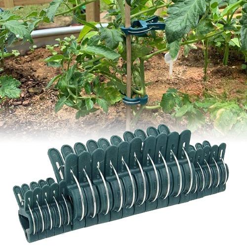 Reusable Garden Plant Support Clips 40 Pack