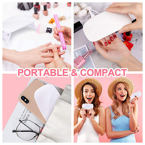 Portable Mini Uv Led Nail Polish Lamp You Can Use It Anywhere