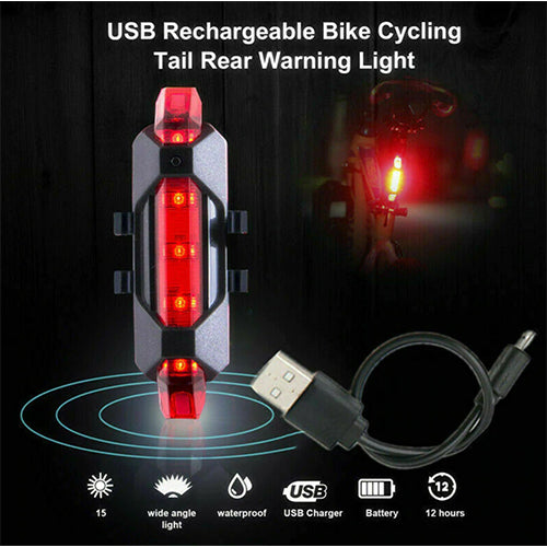 Waterproof USB Rechargeable Bike Headlight