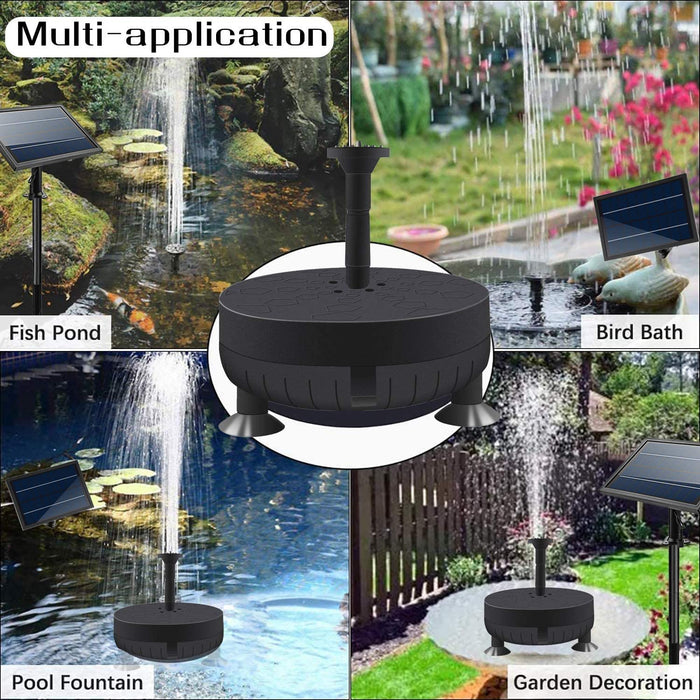 3.5 W Solar Fountain Water Pump With Led Lighting
