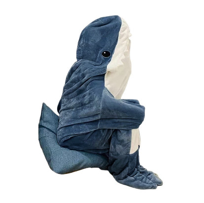 Wearable Shark Hoodie Blanket