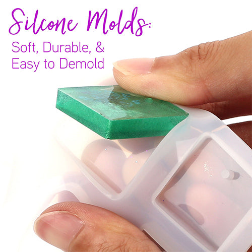 Jewellery Molds for Epoxy Resin - 148 Piece Set