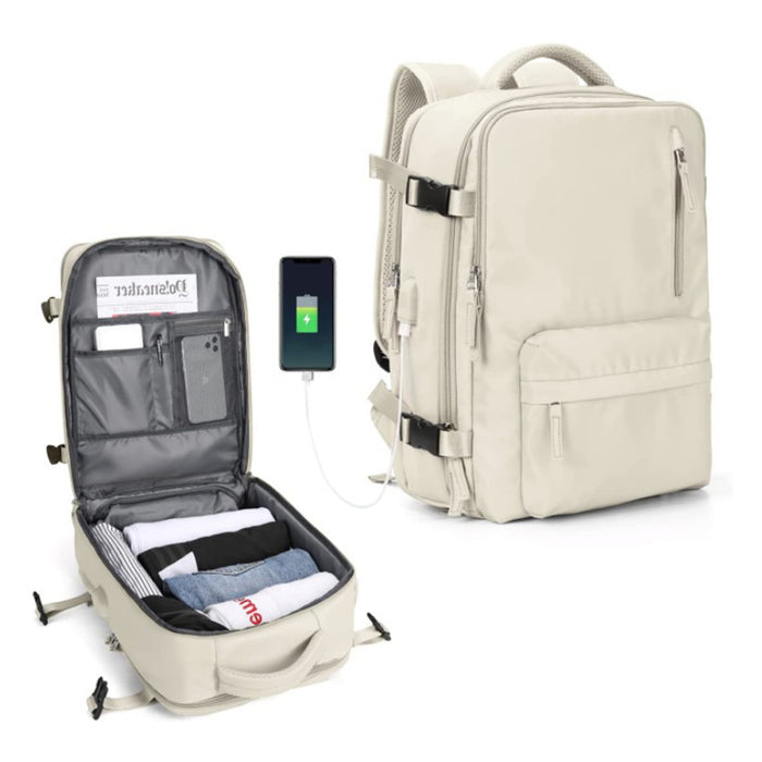 Waterproof Travel Backpack with USB Charging Port