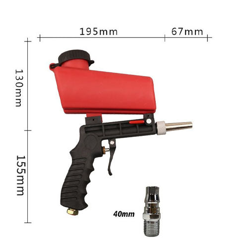 Hand Held Sandblaster Sand Blaster Gun KIt