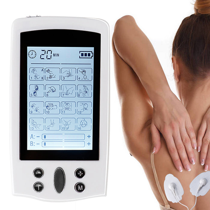 USB Rechargeable TENS Electric Pain Relief Pulse Massager