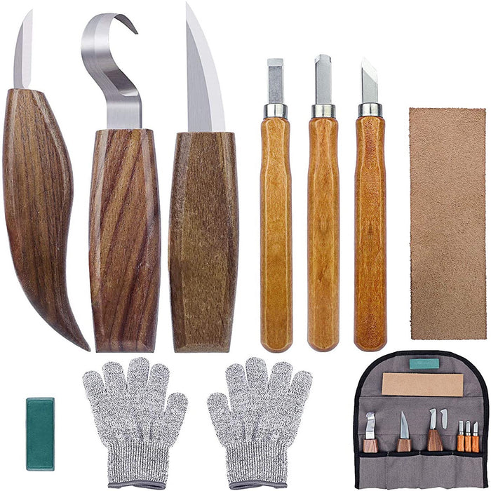 Wood Carving Tools Set - 10 Piece