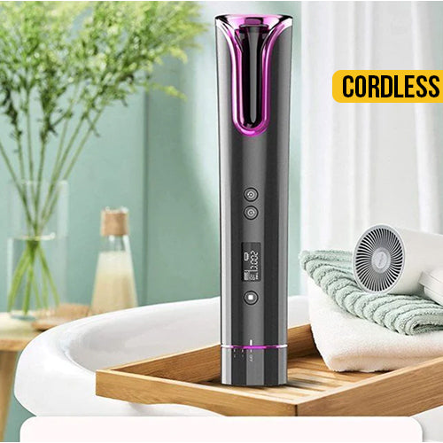 Usb Cordless Automatic Curling Iron With 6 Temperature's