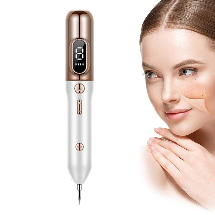 9 Speed LCD Display Mole Pimple Tag Tattoo Remover- USB Charging