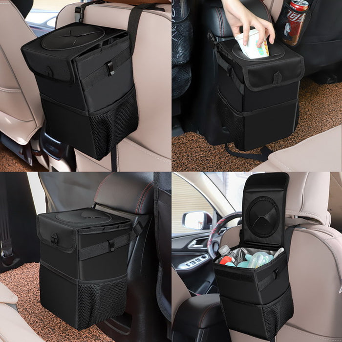 Waterproof Car Trash Can Multifunctional Foldable Storage Box Auto Car Accessories