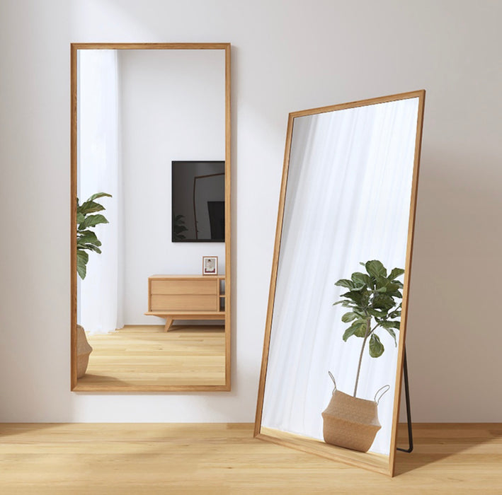 Full-Length Wood Frame Mirror