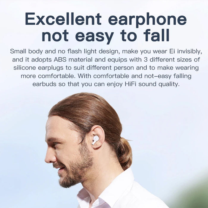 Wireless Earbud in-Ear Earphones with USB Charging Case and Mic