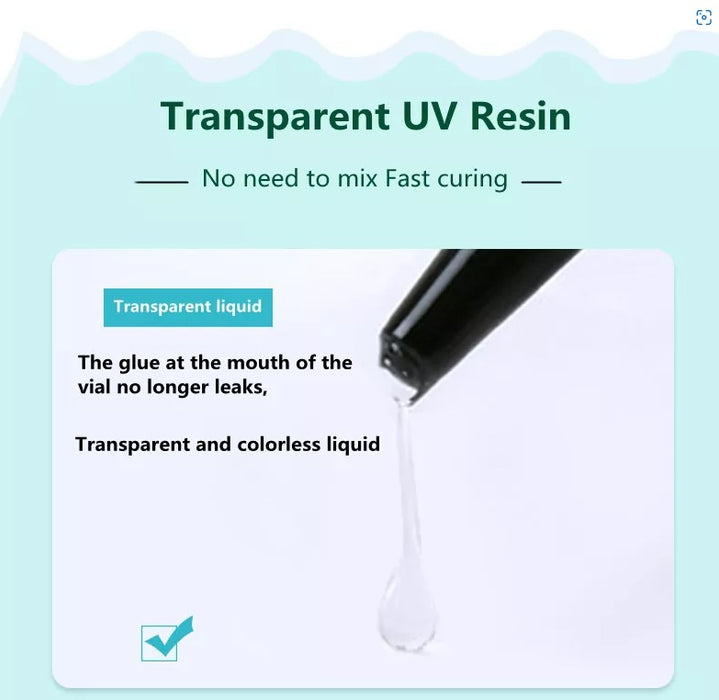 Ultraviolet Fast Curing UV Resin Clear