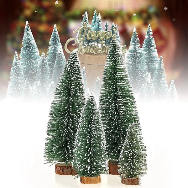 Mini Christmas Trees Set