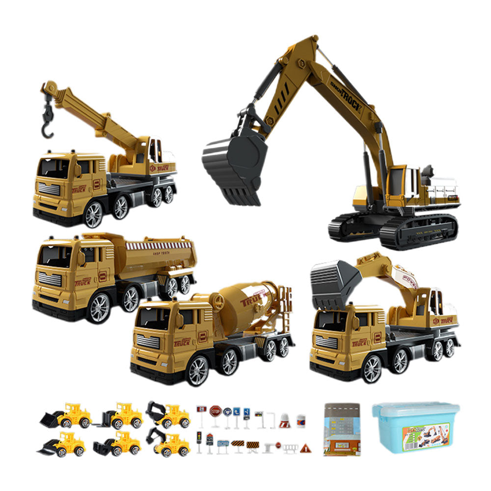 Construction Vehicles Toy - 27 Piece Set — Off The Back