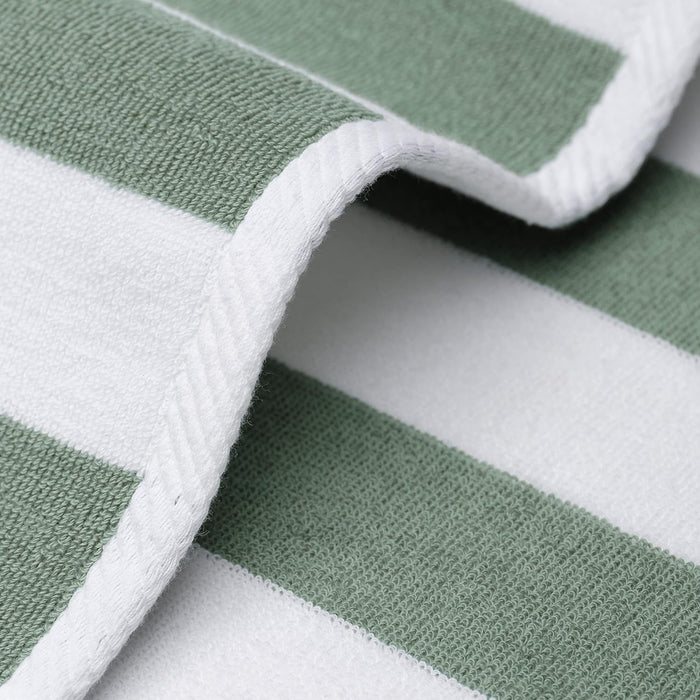 Striped 100% Cotton Oversized Towel