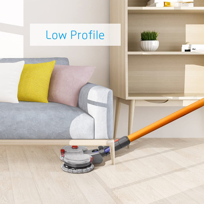 Electric Double Mop Attachment Compatible with Dyson