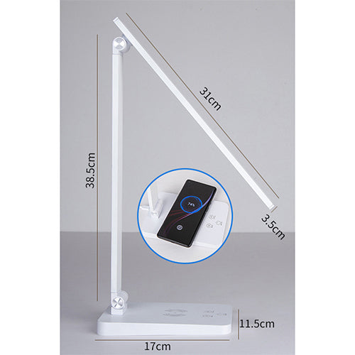 Multifunction LED Desk Lamp with Wireless Charger